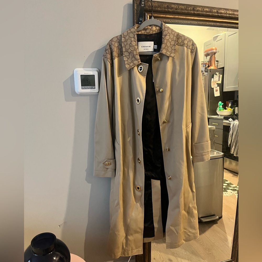 Coach trench coat - never worn